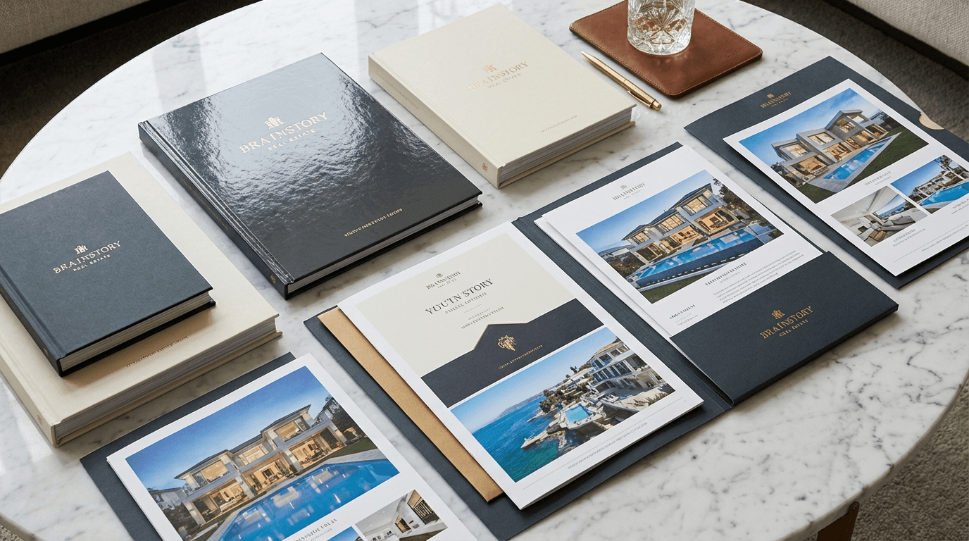 Luxury Real Estate Marketing Materials: What Actually Works When You're Selling Premium Homes